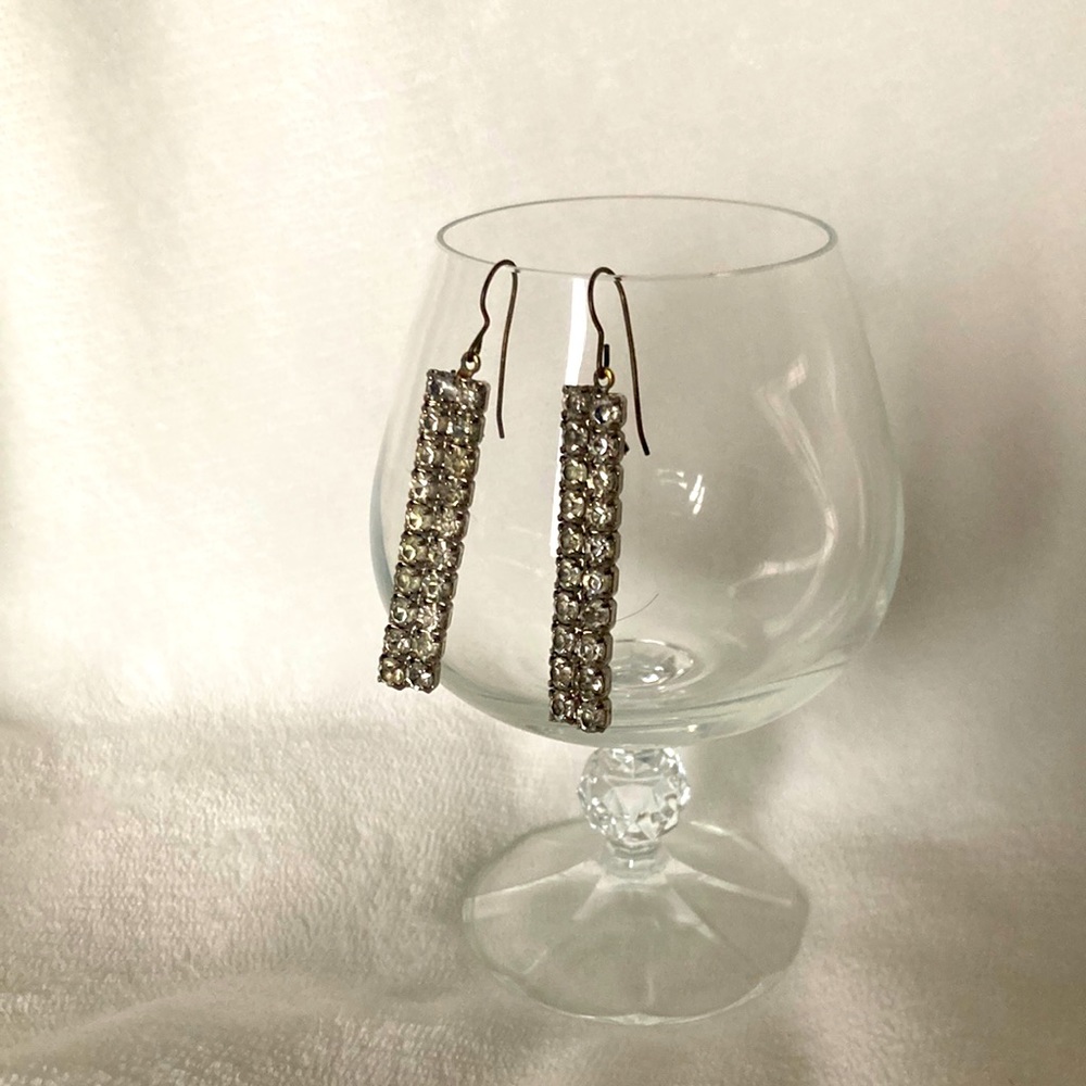 Artisan Crystal Dangle Earrings - image 4